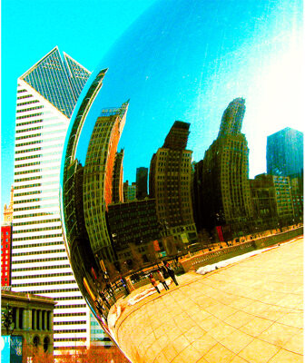 Latitude Run Chicago Bean, Chicago Illinois - Wrapped Canvas Photograph Print