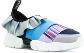 Thumbnail for your product : Emilio Pucci Metallic Ruffle Sneakers