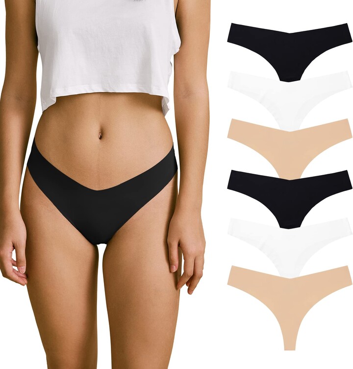 Altheanray Womens Underwear Bikini Silky Seamless Underwear for