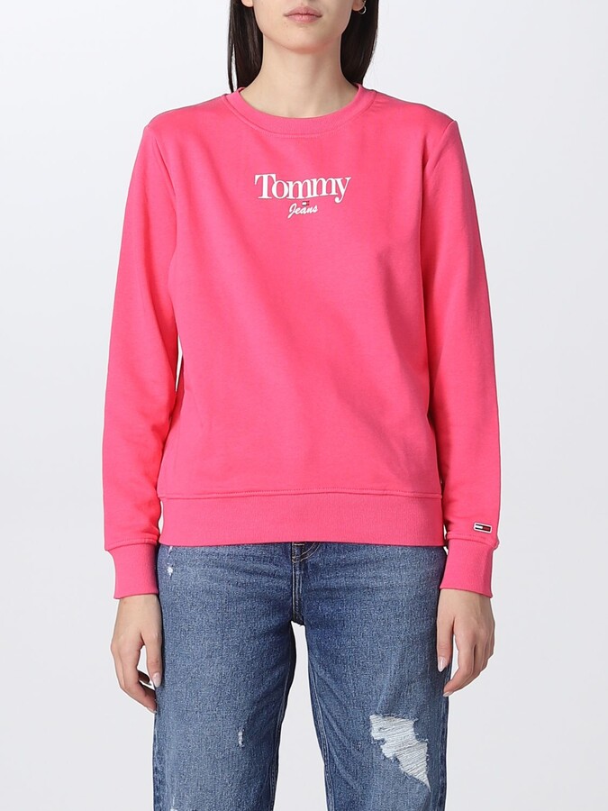 Tommy Hilfiger Pink Women's Sweatshirts & Hoodies | ShopStyle