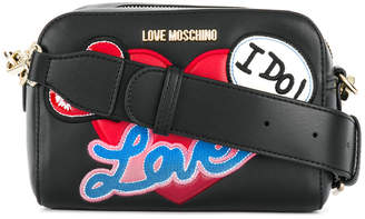 Love Moschino heart embellished shoulder bag