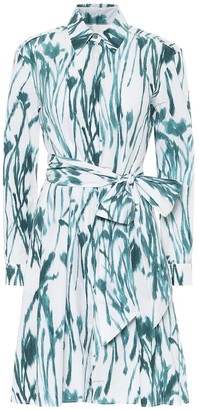 Ferragamo Printed cotton-poplin shirt dress