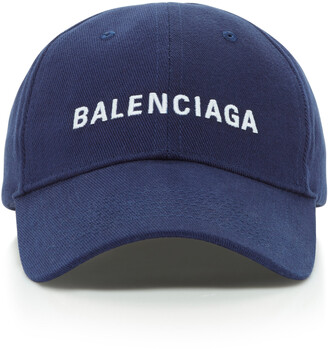 Balenciaga Embroidered Cotton-Twill Baseball Cap - ShopStyle Hats