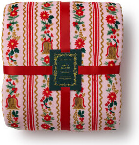 Rifle Paper Co. Holly Jolly Fleece Blanket