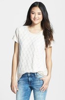 Thumbnail for your product : Olivia Moon Lace Front Tee