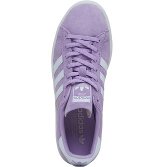 adidas Womens Campus Trainers Purple Glow/Footwear White/Chalk White