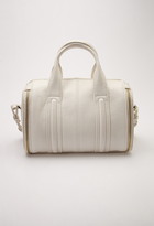 Thumbnail for your product : Forever 21 Zippered Faux Leather Mini Satchel