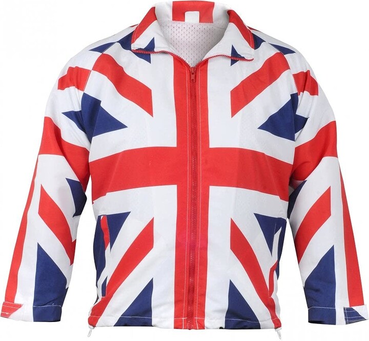 Union Jack Wear Mens Lightweight Union Jack Jacket/Coat XL - ShopStyle