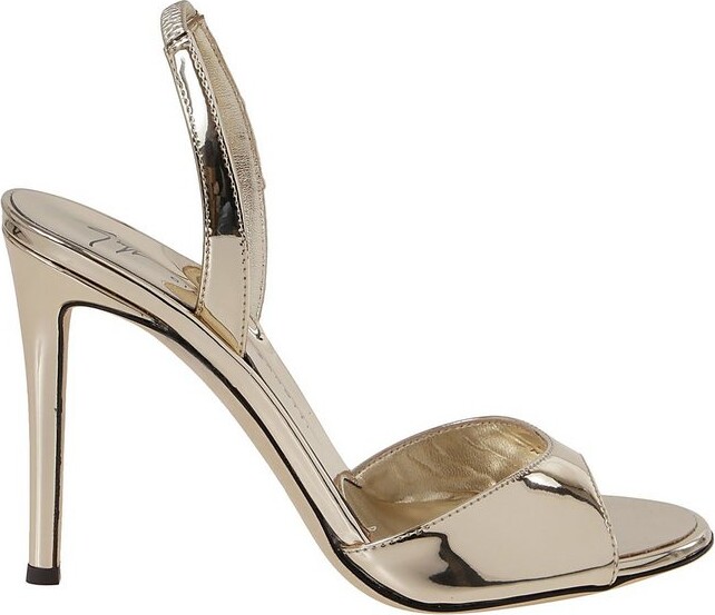 Giuseppe Zanotti Women's Gold Sandals | ShopStyle