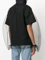 Thumbnail for your product : Giacobino balloon sheer sleeve top