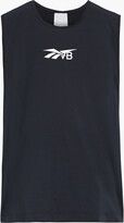 Thumbnail for your product : Reebok x Victoria Beckham Mesh-paneled printed stretch tank