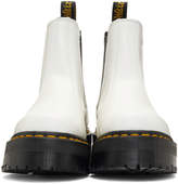 Thumbnail for your product : Dr. Martens White 2976 Quad Chelsea Boots