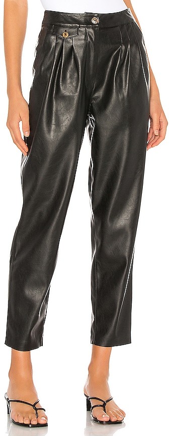 blank leather pants