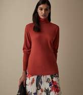 Thumbnail for your product : Reiss KEELEY MERINO WOOL ROLLNECK Rust