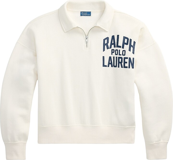 Women's Logo Fleece Quarter-Zip Sweatshirt - Nevis - Size Large