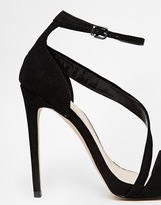 Thumbnail for your product : Carvela Gosh Black Strap Heeled Sandals