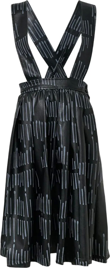 Comme des Garcons Filip Pagowski print midi dress