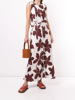 Lee Mathews Floral-Print Dress