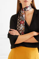 Thumbnail for your product : Fendi Printed Silk-twill Scarf