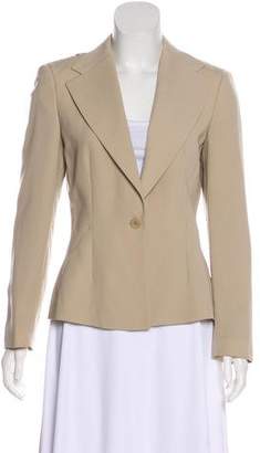 Emporio Armani Fitted Long Sleeve Blazer