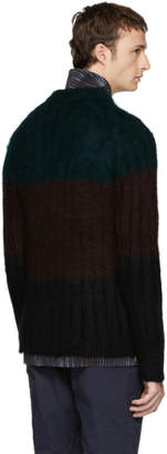 Kolor Brown Mohair Crewneck Sweater