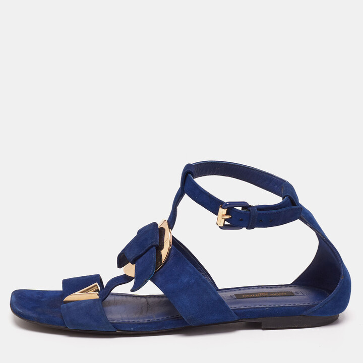 Louis Vuitton Women's Blue Sandals