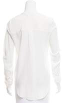 Thumbnail for your product : Veronica Beard Guipure Lace-Accented Silk Top