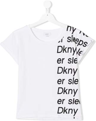 DKNY TEEN logo printed T-shirt