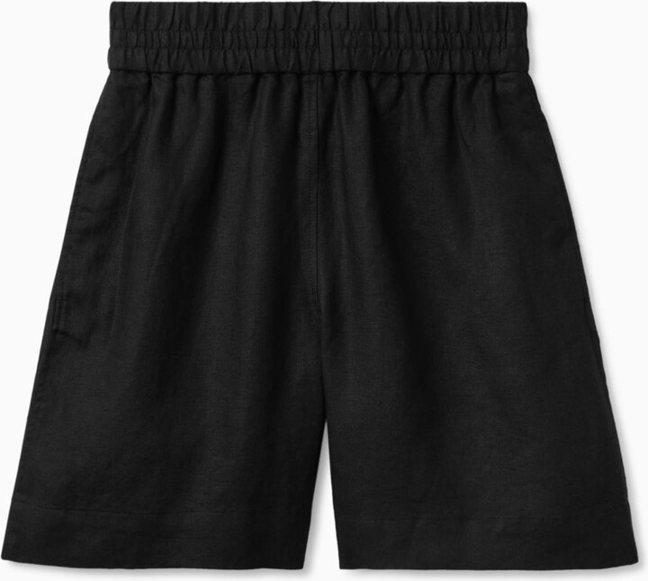 COS Elasticated Linen Shorts - ShopStyle