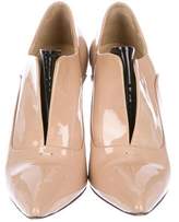 Thumbnail for your product : Reed Krakoff Patent Leather Pointed-Toe Booties