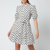 Thumbnail for your product : Kate Spade Women's Block Floral Shirt Dress