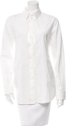 Dolce & Gabbana Long-Sleeve Button-Up Top
