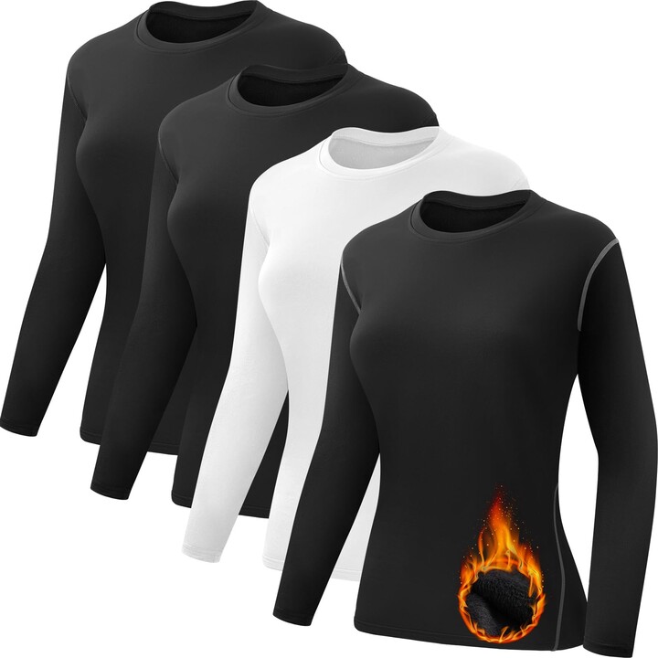 Long Sleeve Tops Women Smartwool Women's Thermal Merino Rib