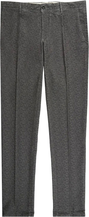 SLOWEAR Mélange-Effect Tailored Trousers