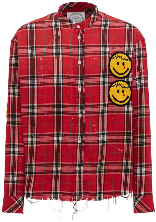 SOMEIT K.O.K LS vintage flannel shirt - ShopStyle
