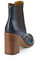 Thumbnail for your product : See by Chloe Rickie Leather Oxford Ankle Boots