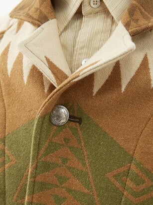 Visvim Hopiland Jacquard Blanket Coat - ShopStyle