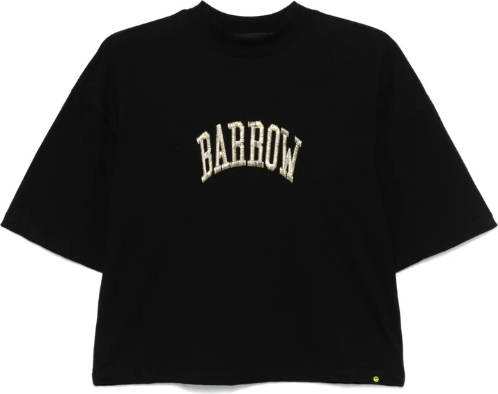 BARROW logo-embroidered T-shirt