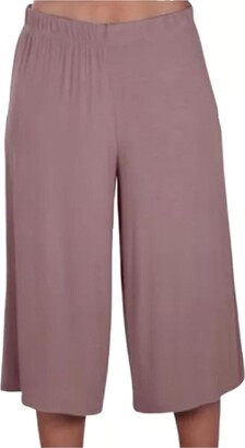 Zeetaq New Women's Plus Size Cropped Plain Elasticated Waist Stretch Ladies Mini Culottes Shorts UK Size 8-26