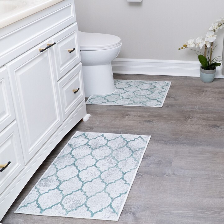 https://img.shopstyle-cdn.com/sim/03/f8/03f8fe50450b93d7ce33766f26e6ebb0_best/toilet-mat-set-2-piece-designer-print-bathroom-contour-rugs-combo-non-slip-soft-cotton-absorbent-floor-carpets.jpg