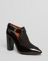 Thumbnail for your product : Rebecca Minkoff Pointed Toe Studded Booties - Gio Too High Heel