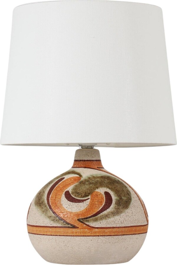 Noomi Backhausen Artistic And Rustic Søholm Stoneware Table Lamp - Denmark 1960s