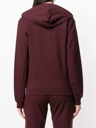 Courreges logo zipped hoodie