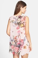 Thumbnail for your product : Ted Baker 'Sweetea Oil Painting' Scallop Cover-Up Dress