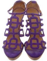Thumbnail for your product : Hermes Suede Oracle Sandals