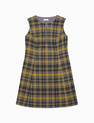 zip front shift dress