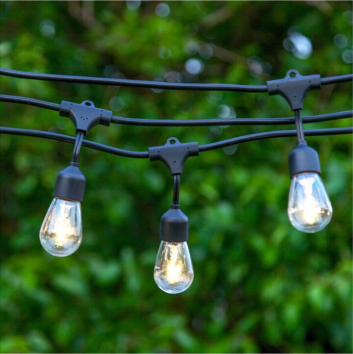 Brightech Ambience Pro 27' 15 Bulb Led Solar Powered Hanging String Lights  - ShopStyle