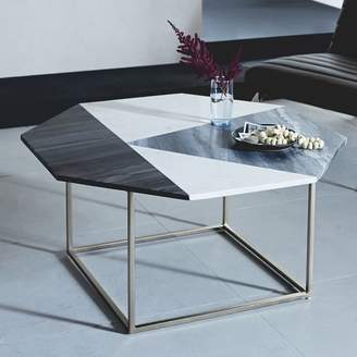 west elm Marquetry Marble Coffee Table