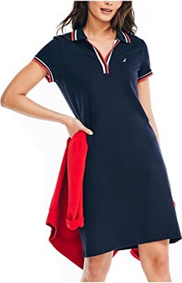 Nautica Women's Sustainably Crafted Polo Dress - ShopStyle