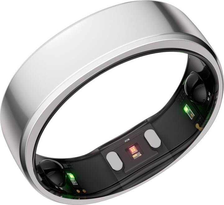 RingConn Gen 2 Ultra-Thin Smart Ring with Sleep Apnea Monitoring and Health Tracking (Size 14; Future Silver), 123031401